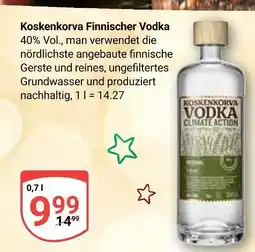 Globus Koskenkorva finnischer vodka Angebot