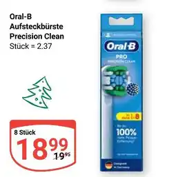Globus Oral-b aufsteckbürste precision clean Angebot