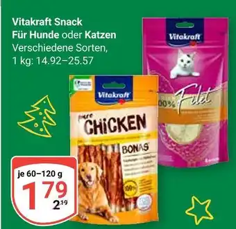 Globus Vitakraft snack für hunde Angebot