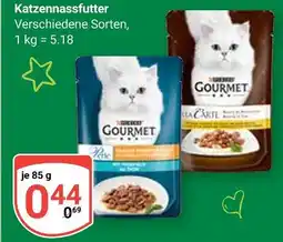 Globus Gourmet katzennassfutter Angebot