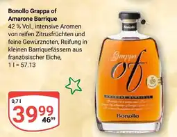 Globus Bonollo grappa of amarone barrique Angebot