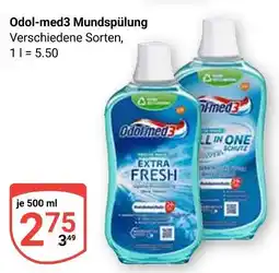 Globus Odol-med3 extra fresh mundspülung Angebot