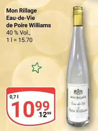 Globus Mon rillage eau-de-vie de poire williams Angebot