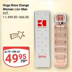 Globus Hugo boss orange woman Angebot