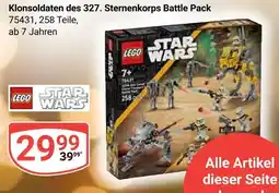 Globus Lego star wars klonsoldaten des 327. sternenkorps battle pack Angebot
