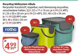 Globus Rotho recycling-müllsystem albula Angebot