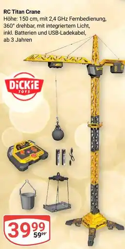 Globus Dickie toys rc titan crane Angebot