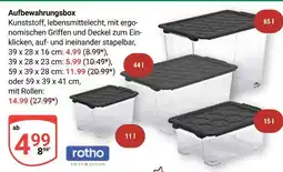 Globus Rotho aufbewahrungsbox Angebot