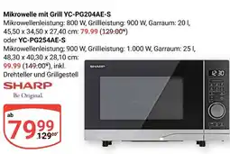Globus Sharp mikrowelle mit grill yc-pg204ae-s Angebot
