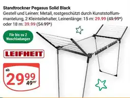 Globus Leifheit standtrockner pegasus solid black Angebot