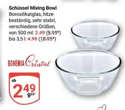 Globus Bohemia cristal schüssel mixing bowl Angebot