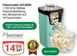 Globus Bestron popcornmaker apc200m Angebot