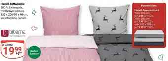 Globus Biberna flanell-bettwäsche Angebot