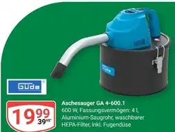 Globus Güde aschesauger ga 4-600.1 Angebot