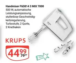 Globus Krups handmixer f60814 3 mix 7000 Angebot