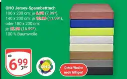 Globus Oho jersey-spannbetttuch Angebot