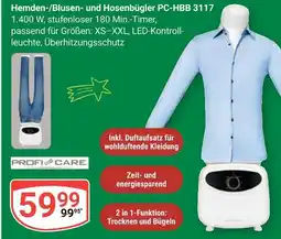 Globus Proficare hemden-/blusen- und hosenbügler pc-hbb 3117 Angebot