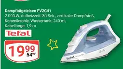 Globus Tefal dampfbügeleisen fv2c41 Angebot