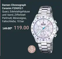 Globus Festina damen-chronograph ceramic f20693/1 Angebot