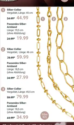 Globus Silber-collier Angebot