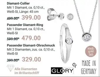 Globus Glory diamant-collier Angebot