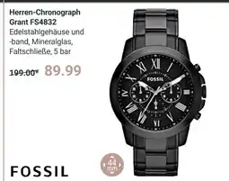 Globus Fossil herren-chronograph grant fs4832 Angebot
