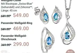 Globus Weißgold-collier Angebot