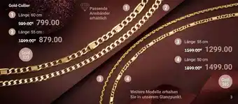 Globus Gold-collier Angebot