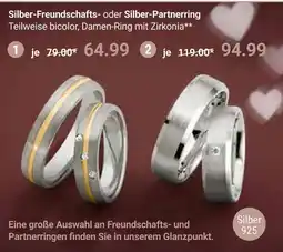 Globus Silber-freundschaftsring Angebot