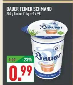 Marktkauf Bauer feiner schmand Angebot