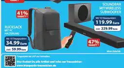 Marktkauf Rucksack mit pc halterung Angebot