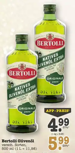E-Center Bertolli natives olivenöl extra originale Angebot