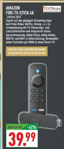 Marktkauf Amazon fire-tv-stick 4k edition 2024 Angebot