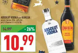 Marktkauf Absolut vodka Angebot