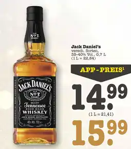 E-Center Jack daniel's tennessee sour mash whiskey Angebot