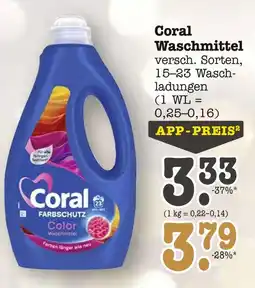 E-Center Coral waschmittel Angebot