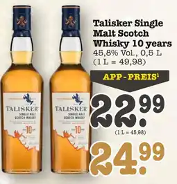 E-Center Talisker single malt scotch whisky 10 years Angebot