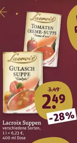 tegut Lacroix tomaten creme-suppe Angebot