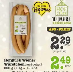 E-Center Hofglück wiener würstchen Angebot
