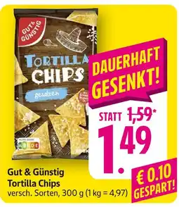 E-Center Gut & günstig tortilla chips Angebot