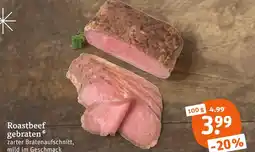 tegut Roastbeef gebraten Angebot