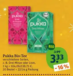 tegut Pukka drei minze Angebot