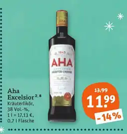 tegut Aha excelsior Angebot