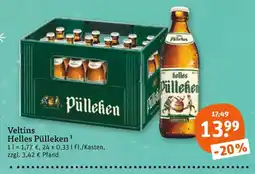tegut Veltins helles pülleken Angebot