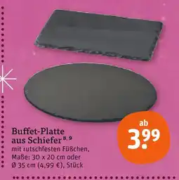 tegut Buffet-platte aus schiefer Angebot