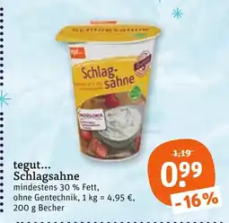 tegut Tegut... schlagsahne Angebot