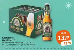 tegut Kapuziner weißbier Angebot