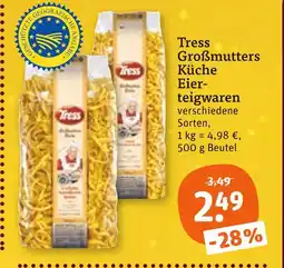tegut Tress großmutters küche eier-teigwaren Angebot