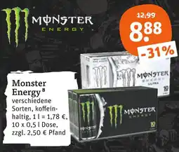 tegut Monster energy Angebot
