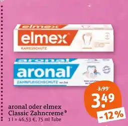 tegut Elmex classic zahncreme Angebot